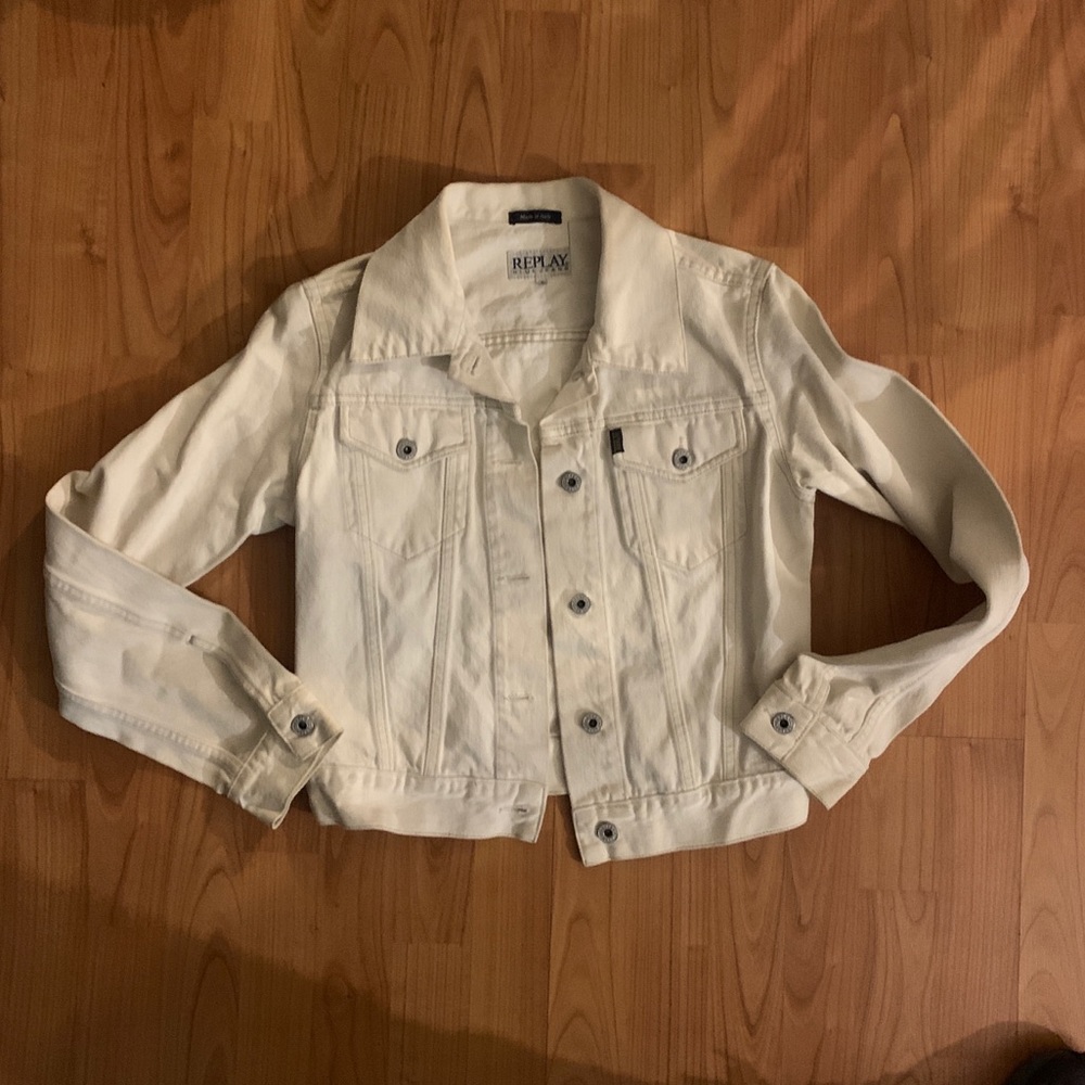 Replay blue jeans made in Italy women denim jkt